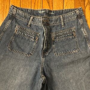 Old Navy Blue Wide Leg Jeans